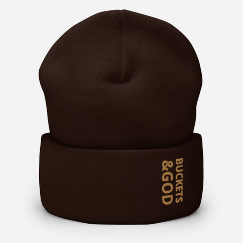 Buckets &God Zest Cuffed Beanie